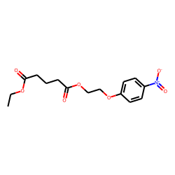 Glutaric acid, ethyl 2-(4-nitrophenoxy)ethyl ester
