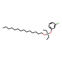 Silane, diethyl(3-chlorophenoxy)tetradecyloxy-
