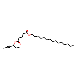 Glutaric acid, hex-4-yn-3-yl pentadecyl ester