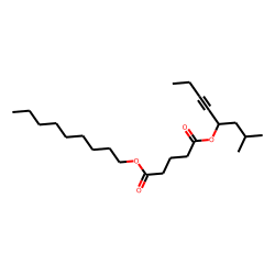 Glutaric acid, 2-methyloct-5-yn-4-yl nonyl ester