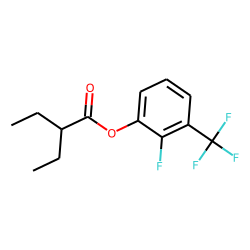 2-Ethylbutyric acid, 2-fluoro-3-trifluoromethylphenyl ester