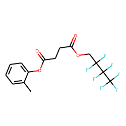 Succinic acid, 2-methylphenyl 2,2,3,3,4,4,4-heptafluorobutyl ester