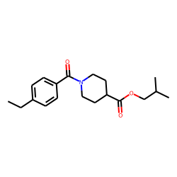 Isonipecotic acid, N-(4-ethylbenzoyl)-, isobutyl ester
