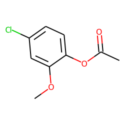 4-Chloro-2-methoxyphenol, acetate