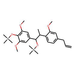 4-[2-(4-Allyl-2,6-dimethoxy-phenoxy)-1-hydroxy-propyl]-2-methoxy-phenol, TMS