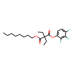 Diethylmalonic acid, octyl 2,3,4-trifluorophenyl ester