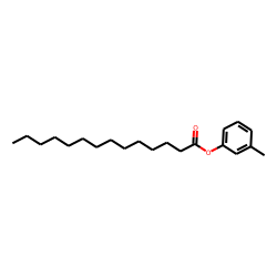 Myristic acid, 3-methylphenyl ester
