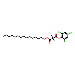 Dimethylmalonic acid, pentadecyl 2,4,6-trichlorophenyl ester
