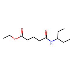 Glutaric acid, monoamide, N-(3-pentyl)-, ethyl ester