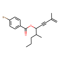 4-Bromobenzoic acid, 2,6-dimethylnon-1-en-3-yn-5-yl ester