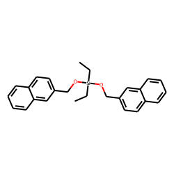 Silane, diethyldi(2-naphthylmethoxy)-
