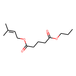Glutaric acid, 3-methylbut-2-enyl propyl ester
