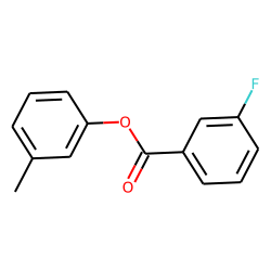 3-Fluorobenzoic acid, 3-methylphenyl ester