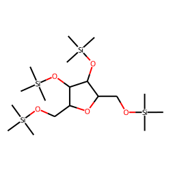 2,5-Anhydromannitol, furanose, TMS