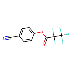 Pentafluoropropanoic acid, 4-cyanophenyl ester