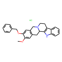 3-(Benzyloxy)-5,7,8,13,13b,14-hexahydro-2-methoxybenz[g]indole[2,3-a]quinolizine, hydrochloride