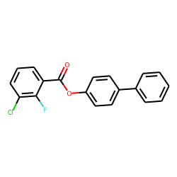 3-Chloro-2-fluorobenzoic acid, 4-biphenyl ester