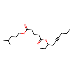 Glutaric acid, isohexyl non-5-yn-3-yl ester