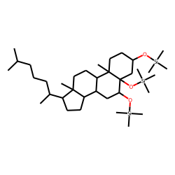 3«beta»,5«alpha»,6«beta»-trihydroxycholestanol, TMS
