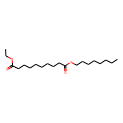 Sebacic acid, ethyl octyl ester