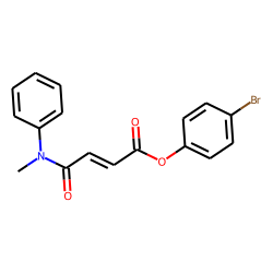 Fumaric acid, monoamide, N-methyl-N-phenyl-, 4-bromophenyl ester