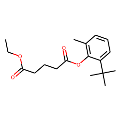 Glutaric acid, ethyl 2-tert-butyl-6-methylphenyl ester