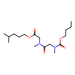 Sarcosylsarcosine, N-butoxycarbonyl-, isohexyl ester