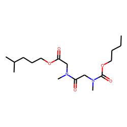 Sarcosylsarcosine, n-butoxycarbonyl-, isohexyl ester