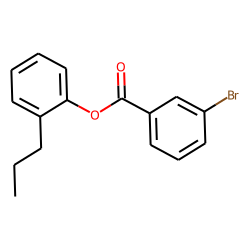 3-Bromobenzoic acid, 2-propylphenyl ester