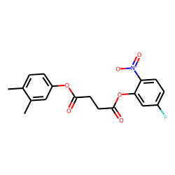 Succinic acid, 5-fluoro-2-nitrophenyl 3,4-dimethylphenyl ester