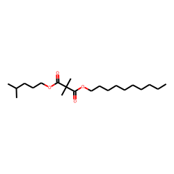 Dimethylmalonic acid, decyl isohexyl ester