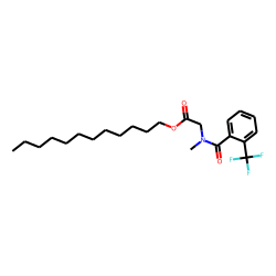 Sarcosine, N-(2-trifluoromethylbenzoyl)-, dodecyl ester