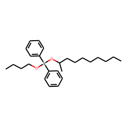 Silane, diphenylbutoxy(2-decyloxy)-