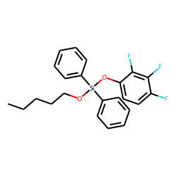 Silane, diphenylpentyloxy(2,3,4-trifluorophenoxy)-