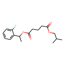 Glutaric acid, 1-(2-fluorophenyl)ethyl isobutyl ester