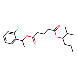 Glutaric acid, 1-(2-fluorophenyl)ethyl 2-methylhex-3-yl ester