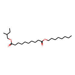Sebacic acid, 2-methylbutyl octyl ester