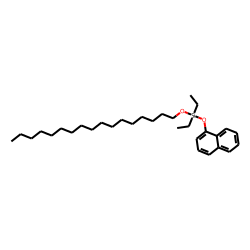 Silane, diethylheptadecyloxy(1-naphthoxy)-