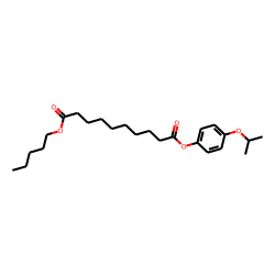 Sebacic acid, 4-isopropoxyphenyl pentyl ester