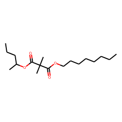 Dimethylmalonic acid, octyl 2-pentyl ester