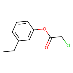 Chloroacetic acid, 3-ethylphenyl ester