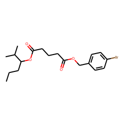 Glutaric acid, 4-bromobenzyl 2-methylhex-3-yl ester