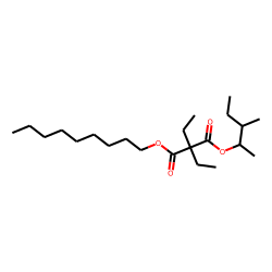 Diethylmalonic acid, 3-methylpent-2-yl nonyl ester
