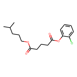 Glutaric acid, 2-chlorophenyl isohexyl ester