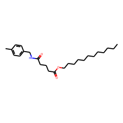 Glutaric acid, monoamide, N-(4-methylbenzyl)-, dodecyl ester