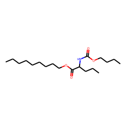 l-Norvaline, n-butoxycarbonyl-, nonyl ester