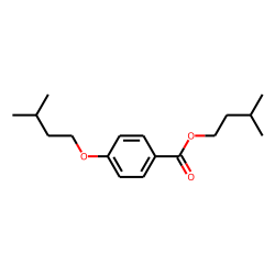 Benzoic acid, 4-(3-methylbutyl)oxy-, 3-methylbutyl ester