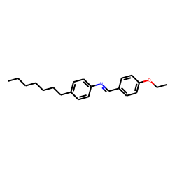 p-Ethoxybenzylidene p-heptylaniline