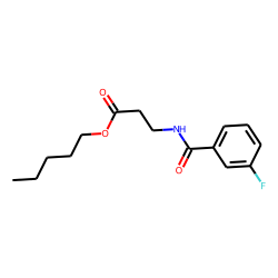 «beta»-Alanine, N-(3-fluorobenzoyl)-, pentyl ester