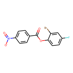 4-Nitrobenzoic acid, 2-bromo-4-fluorophenyl ester